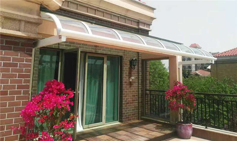 鋁合金雨棚雨水槽應(yīng)該怎么安裝