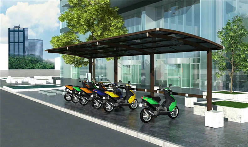 【新陽大廈】免費測量設(shè)計（充電車棚）