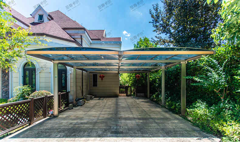 至尊卡爾別墅車棚設計，極致美，讓你心動的色彩和曲線搭配！