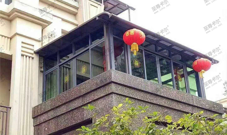 這樣高難度的雨棚設計只有至尊卡爾做的到！