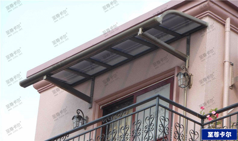窗戶雨棚圖片欣賞，鋁合金雨棚美觀大氣