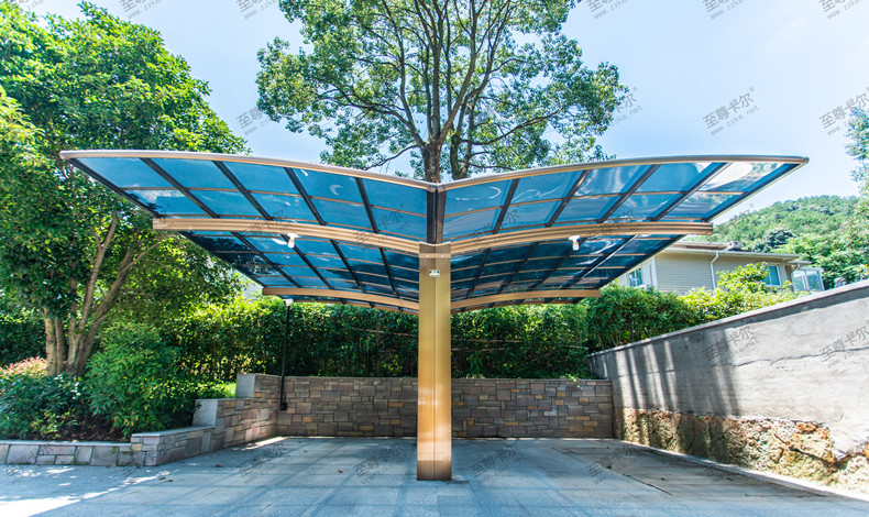 快來看看這套別墅汽車車棚效果圖！我承認，它真的很優秀！