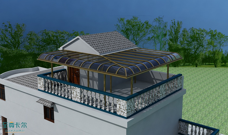 招遠(yuǎn)遮雨棚？樓頂露天陽臺遮陽棚？