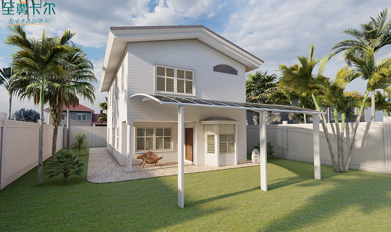 武漢哪里有做雨棚的？耐力板雨棚效果圖？